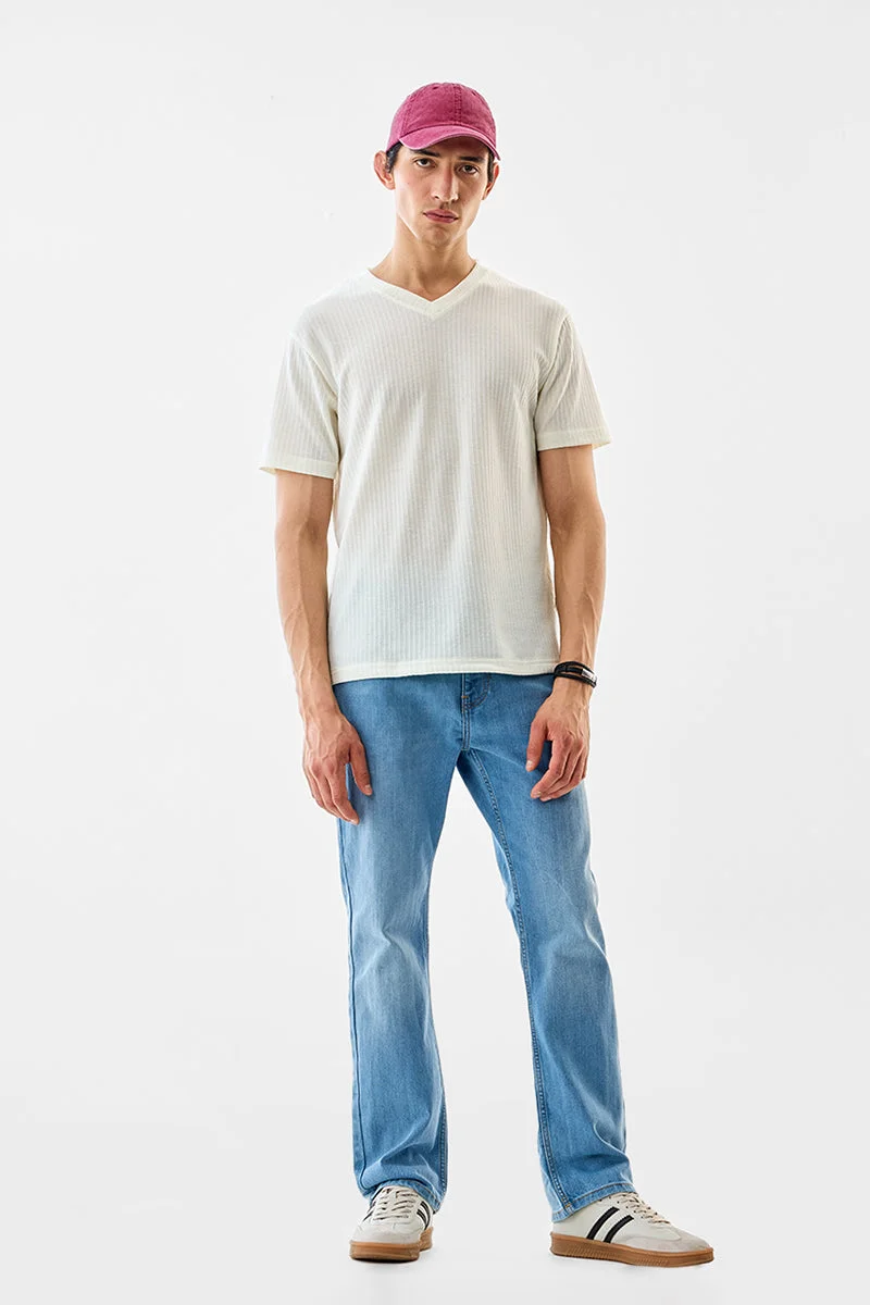 سنيتش Straight Fit Stretch Jeans